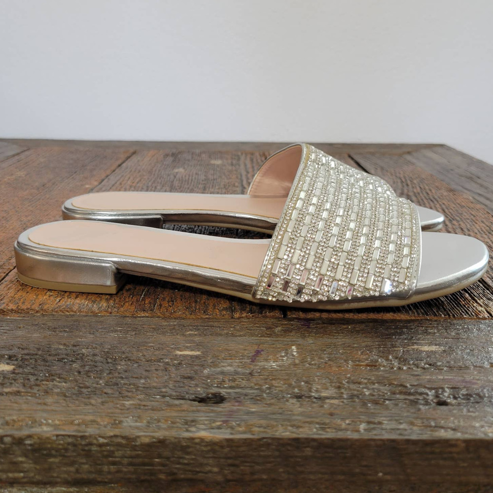 Chinese Laundry Jeweled Slide Sandals